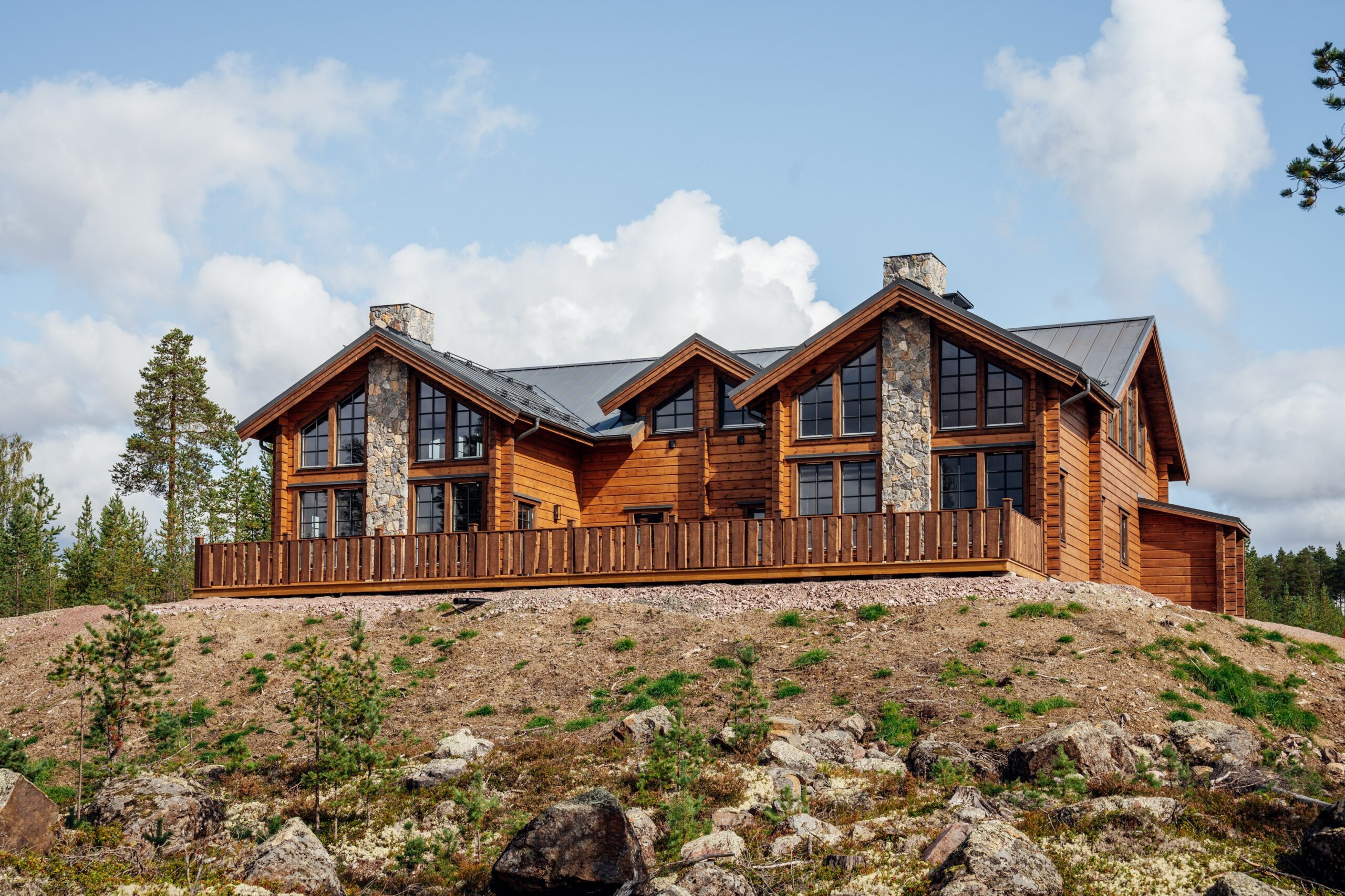 Lodge en sommarkväll